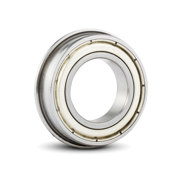 MF128-2Z Budget Flanged Shielded Miniature Ball Bearing 8mm x 12mm x 2.5mm